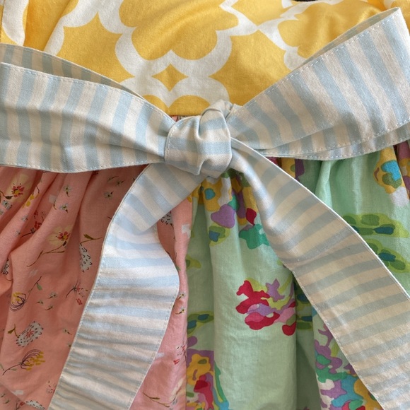 Multi Fabric Sun Dress Girl’s Size 6 - Picture 9 of 9